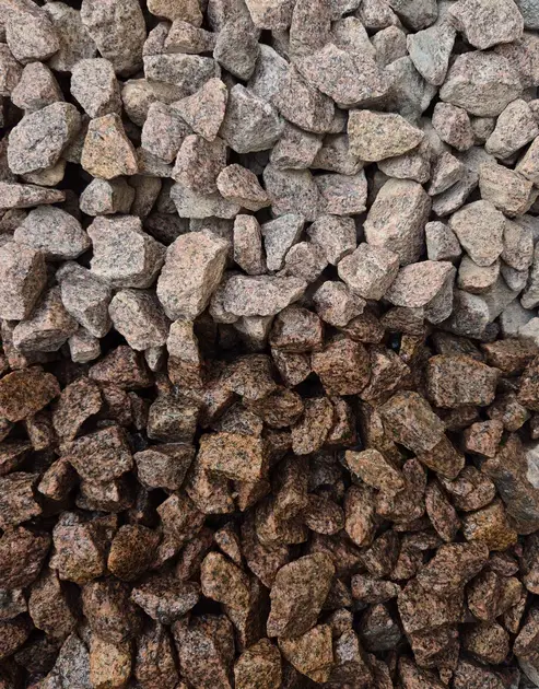 Granitsplitt Rot/Braun 16–22 mm – Edler Ziersplitt in warmer Naturfarbe