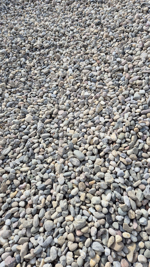 Rheinkies 16–32 mm – Bunt | Natürlicher Rundkies für Garten & Außenbereiche