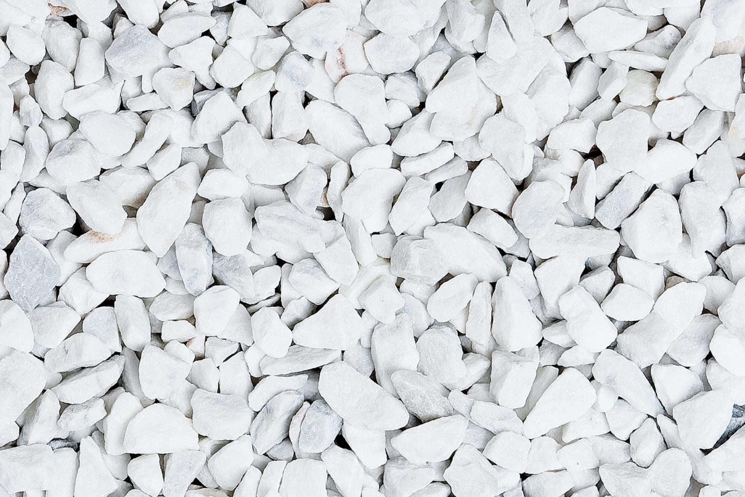 Carrara Marmorsplitt Weiß 16–22 mm – Premium Naturstein aus Italien (inkl. BigBag)
